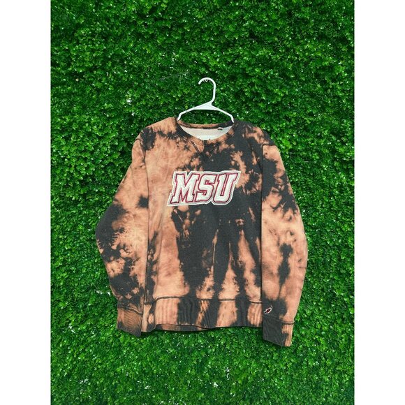 Vintage Acid Wash Mississippi State University Pullover Crewneck - Adult Mens Me - Picture 1 of 2